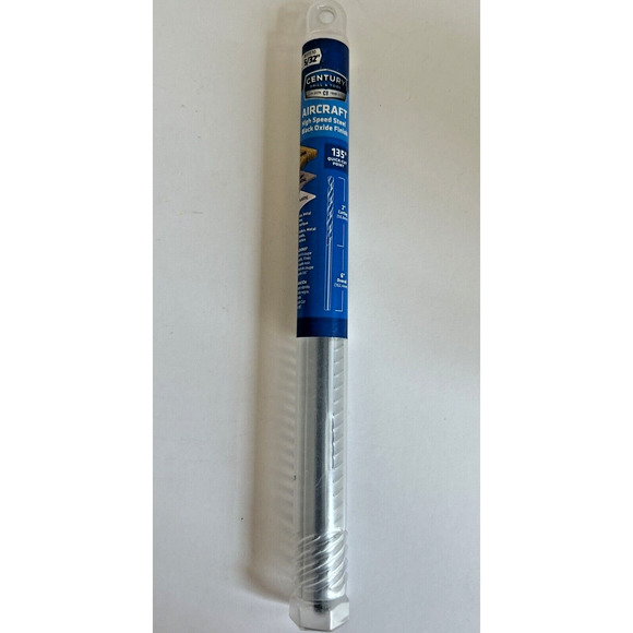 CENTURY Other - Century Drill & Tool 5/32" x 6" HSS Black Oxide Finish Aircraft Drill Bit 33510